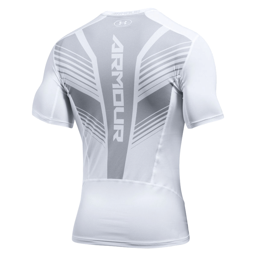 Under Armour HeatGear® SuperVent Armour Short Sleeve Compression T-Shirt  White – Bench-Crew