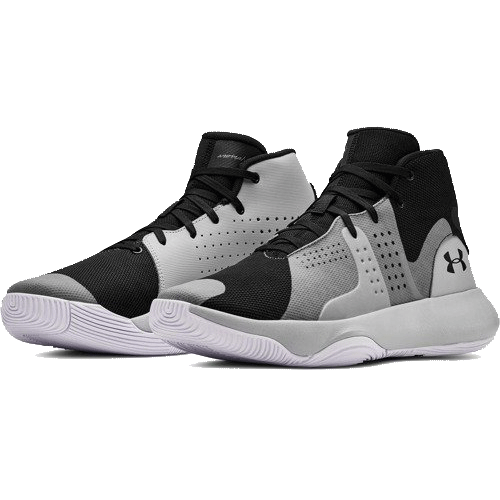 Basketball Shoes Black/Grey at Bench-Crew
